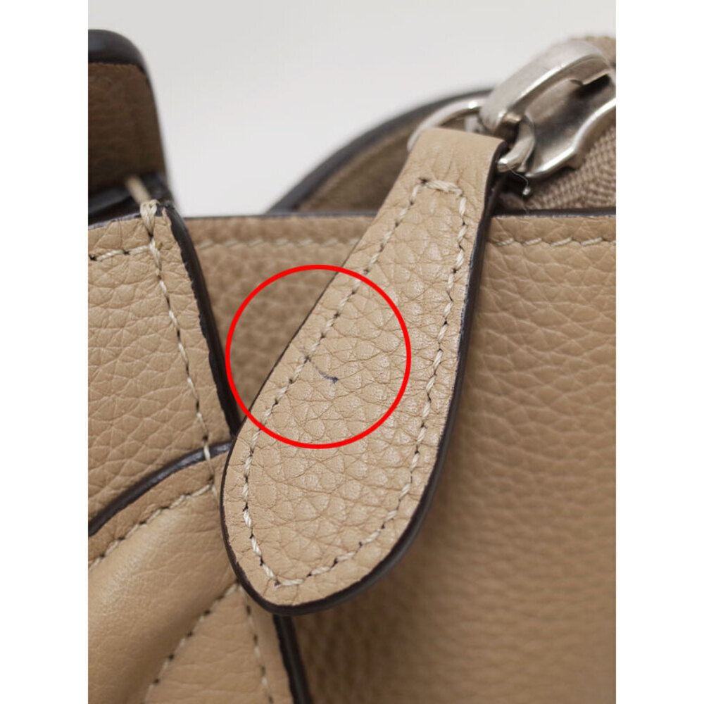 Celine Handbag Shopper Shoulder Calfskin Tote Leather - Picture 5 of 5